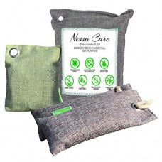 Nessa Care Natural Bamboo Charcoal Air Freshener Purifier Odor Eliminator Deodorizer 4 Bags - B07BKV1ZTX
